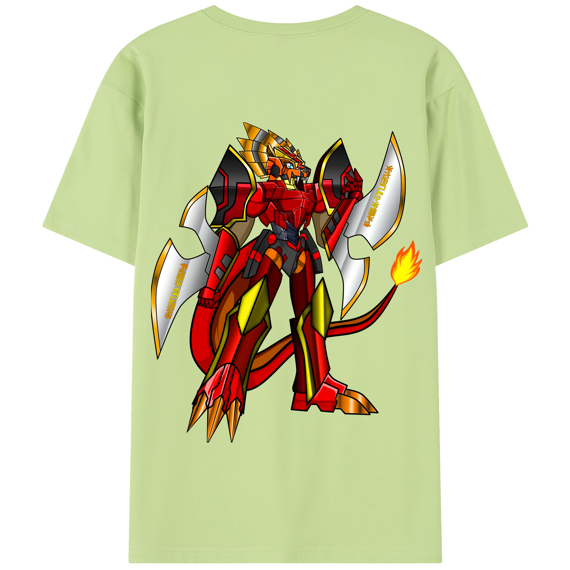 （画像用） Digimon デジタルモンスター/デジモン 綿100％半袖Tシャツ（背面プリント）